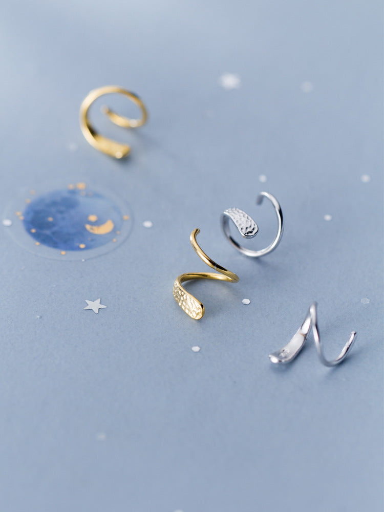 Temperament Spiral Sweet Earrings