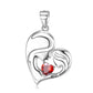 Eternal Bond Mother-Daughter Heart Necklace