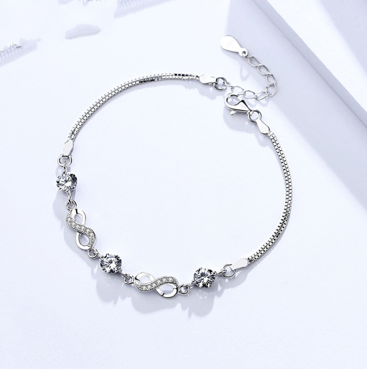 Endless Elegance Sterling Silver Bracelet