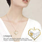 Golden Hive Heart Necklace