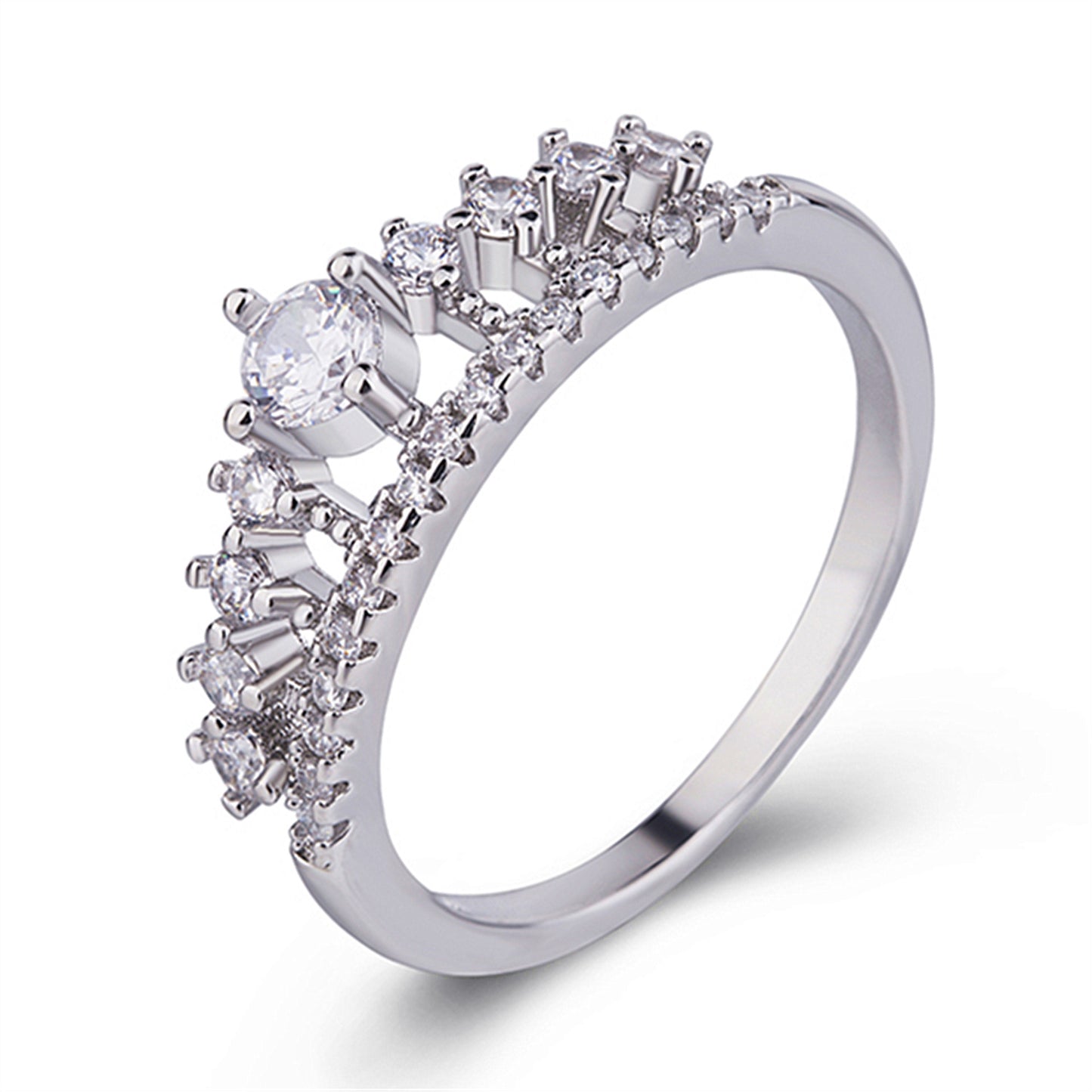 Royal Brilliance Diamond Crown Ring