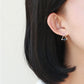 Triangle Black Earring