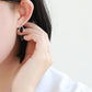 Triangle Black Earring