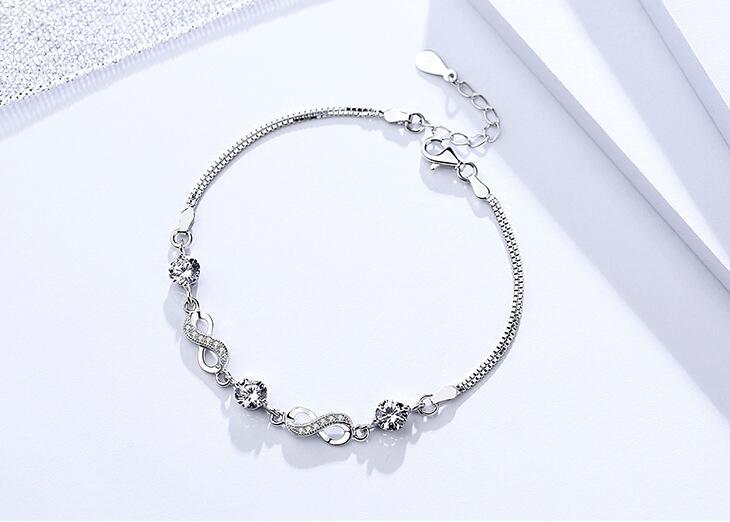 Endless Elegance Sterling Silver Bracelet