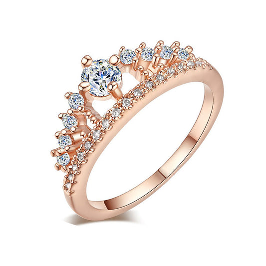 Royal Brilliance Diamond Crown Ring