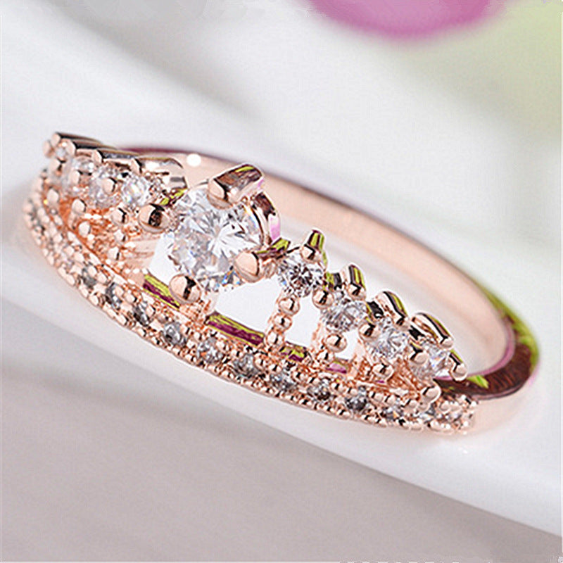 Royal Brilliance Diamond Crown Ring