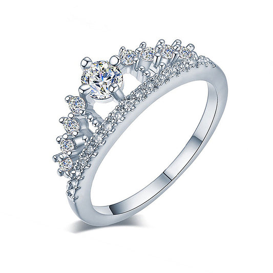 Royal Brilliance Diamond Crown Ring