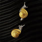 Whimsy Snail Shell Studs