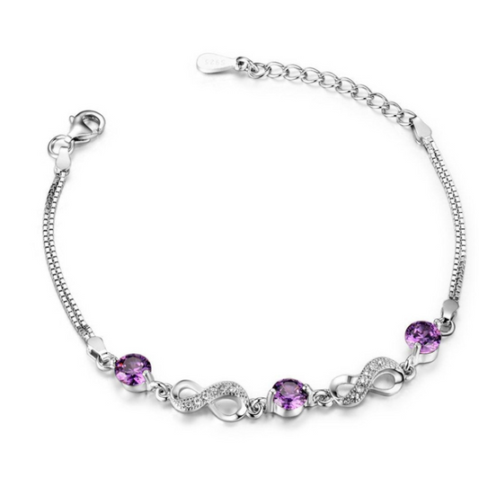 Endless Elegance Sterling Silver Bracelet