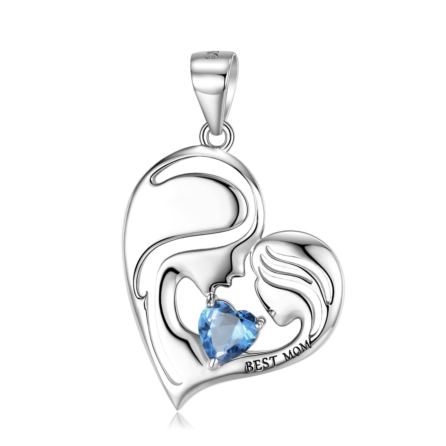 Eternal Bond Mother-Daughter Heart Necklace