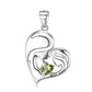 Eternal Bond Mother-Daughter Heart Necklace