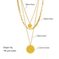 Ava 3in1 Round Pendant Necklace