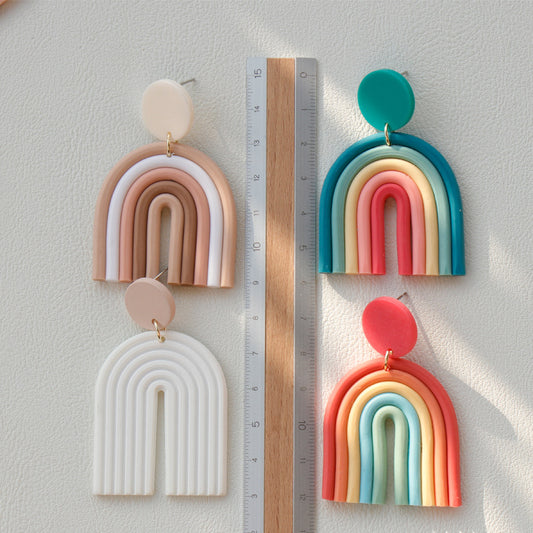 Whimsical Rainbow Dreams Earrings