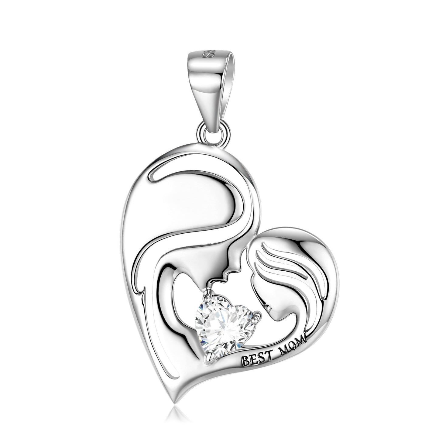 Eternal Bond Mother-Daughter Heart Necklace