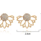 Lotus Brilliance Diamond Earrings